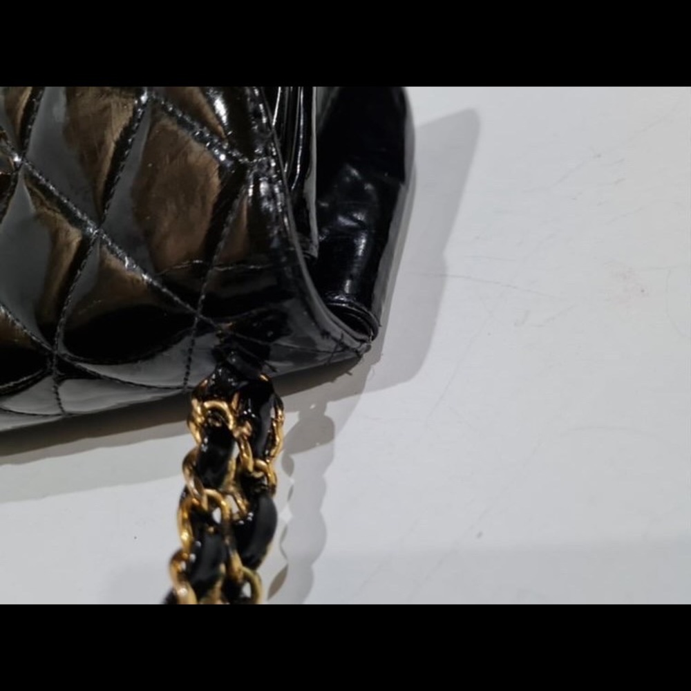 🛑SOLD🛑 VERY RARE VINTAGE CHANEL MINI BAG WITH TOP HANDLE - Picture 9 of 14